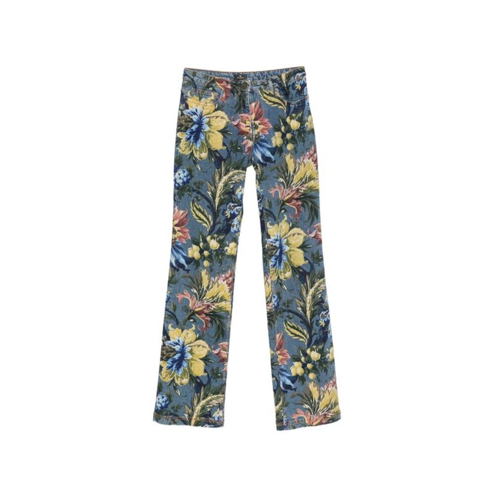 Etro Blue Denim - Straight-Leg Jeans Women